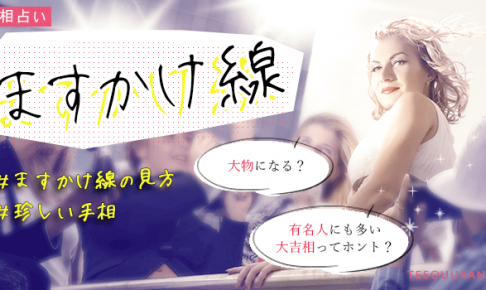 手相占い ますかけ線