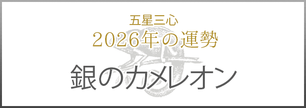 銀のカメレオン2026年の運勢